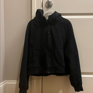 Lululemon Scuba oversized full zip Black Hoodie Jacket